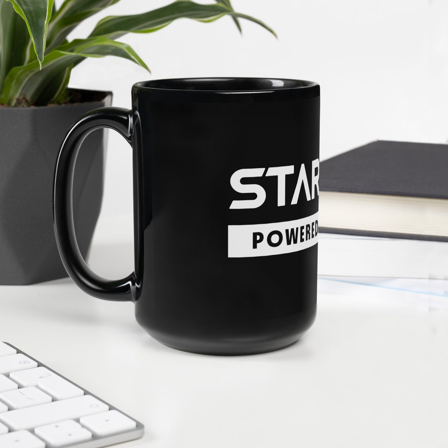 Star Atlas Black Glossy Mug