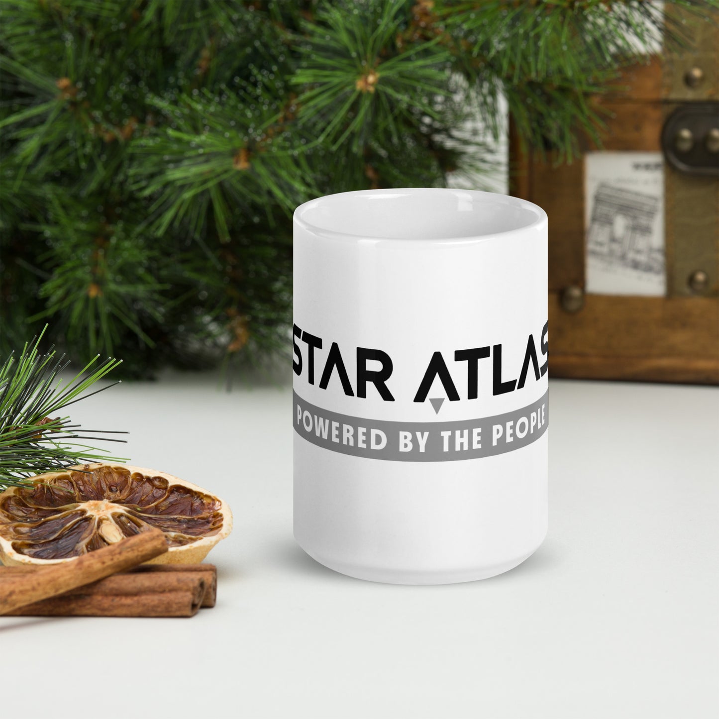 Star Atlas White Glossy Mug
