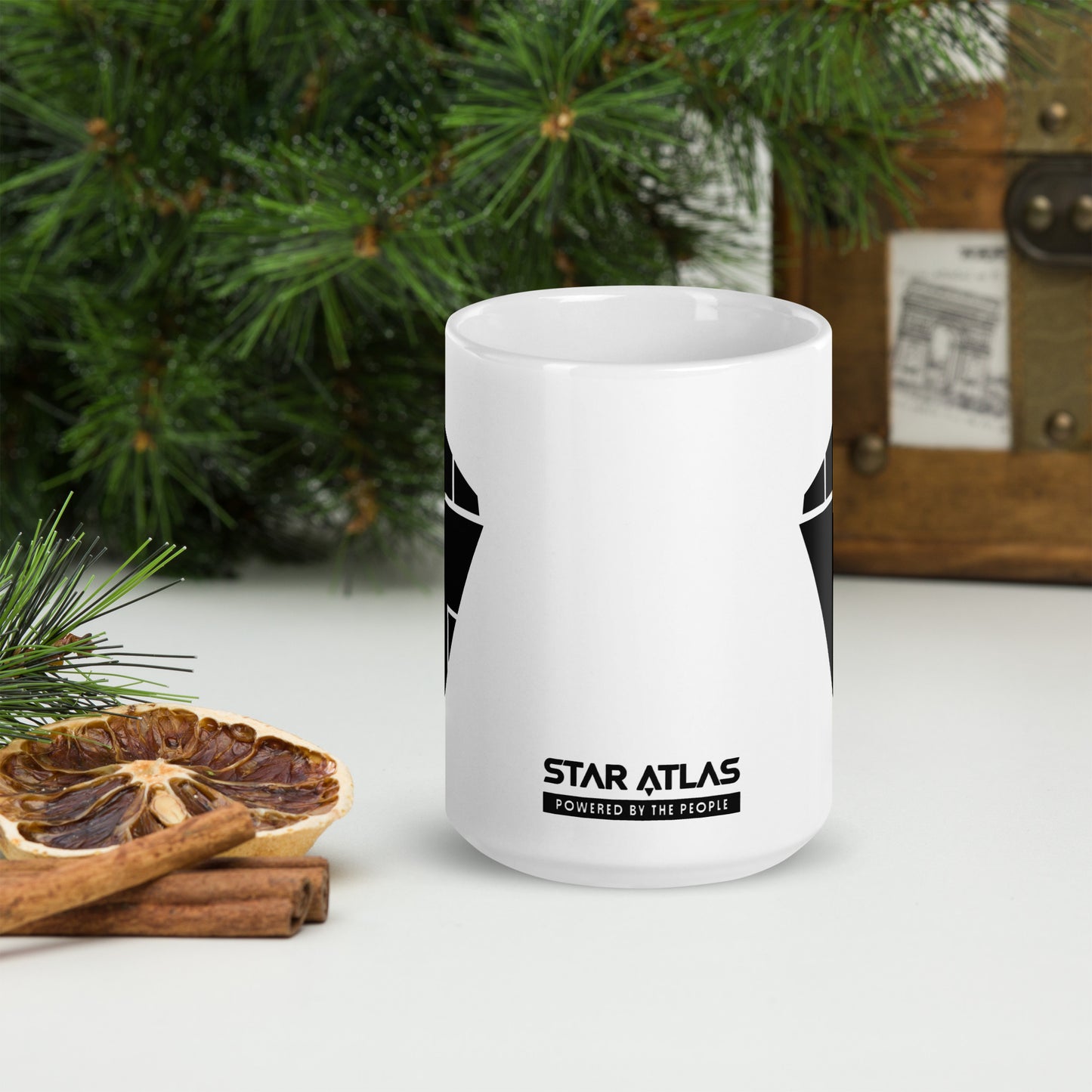 Star Atlas (MUD) White Glossy Mug